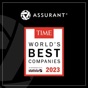 Assurant TIME World's Best Companies Award text