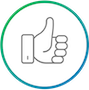 Thumbs Up Circle Icon Thumbs Up Circle Icon